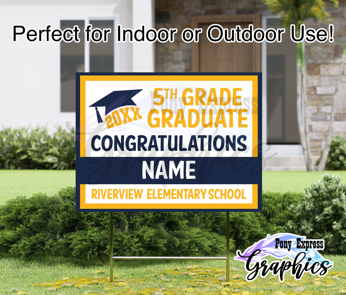 Custom Yard Signs: Riverview Elementary School