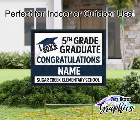 Custom Yard Signs: Sugar Creek Elementary School