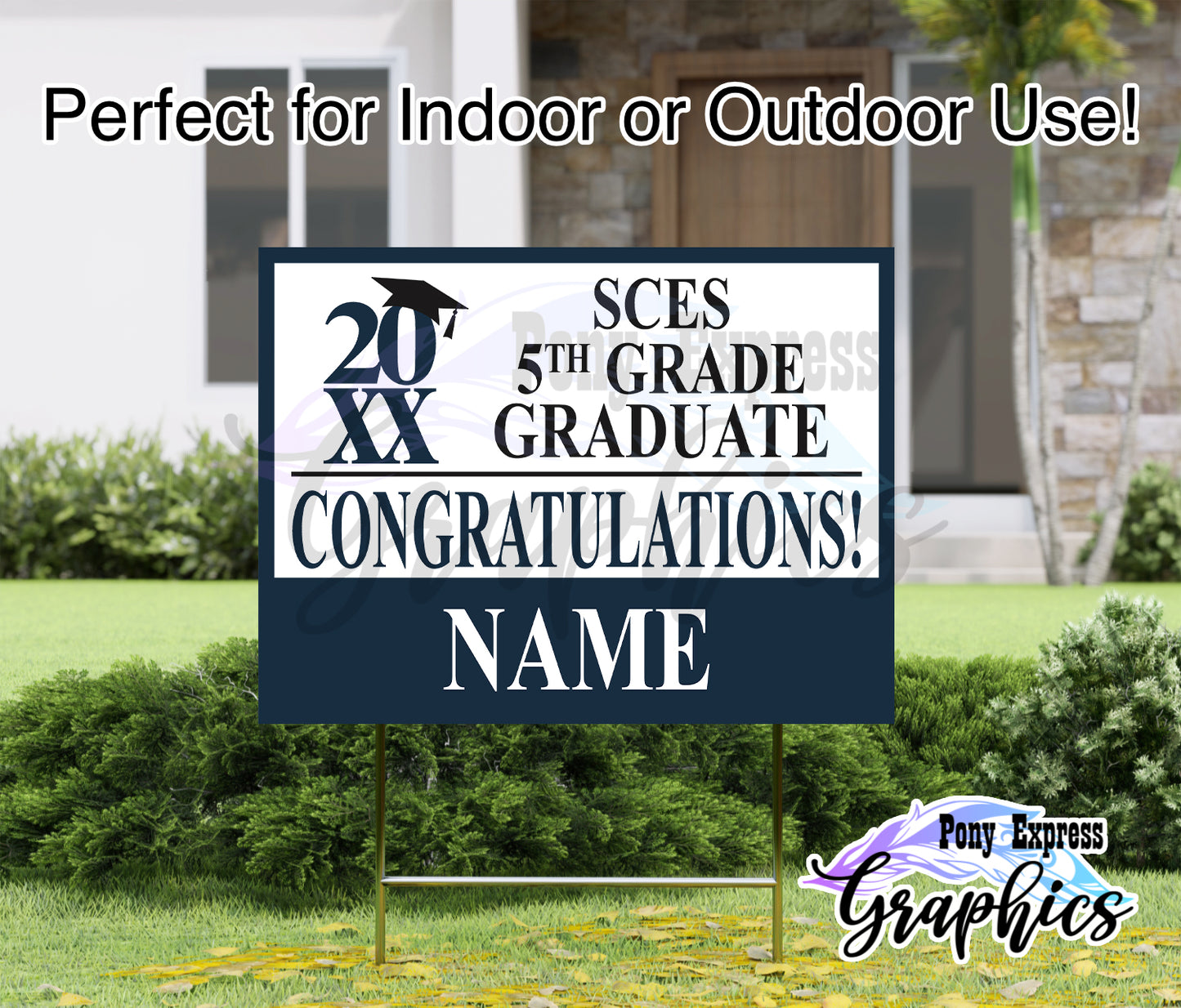 Custom Yard Signs: Sugar Creek Elementary School