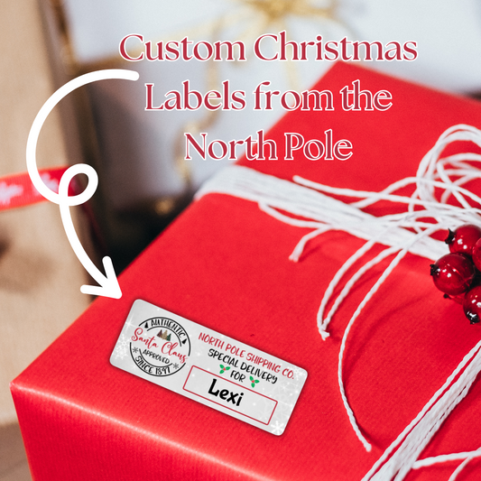 Personalized Santa Labels