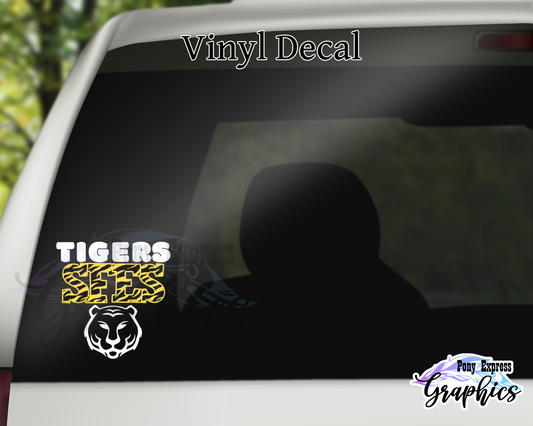 SFES Zebra Tiger Decal