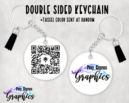 QR code keychain for small businesses