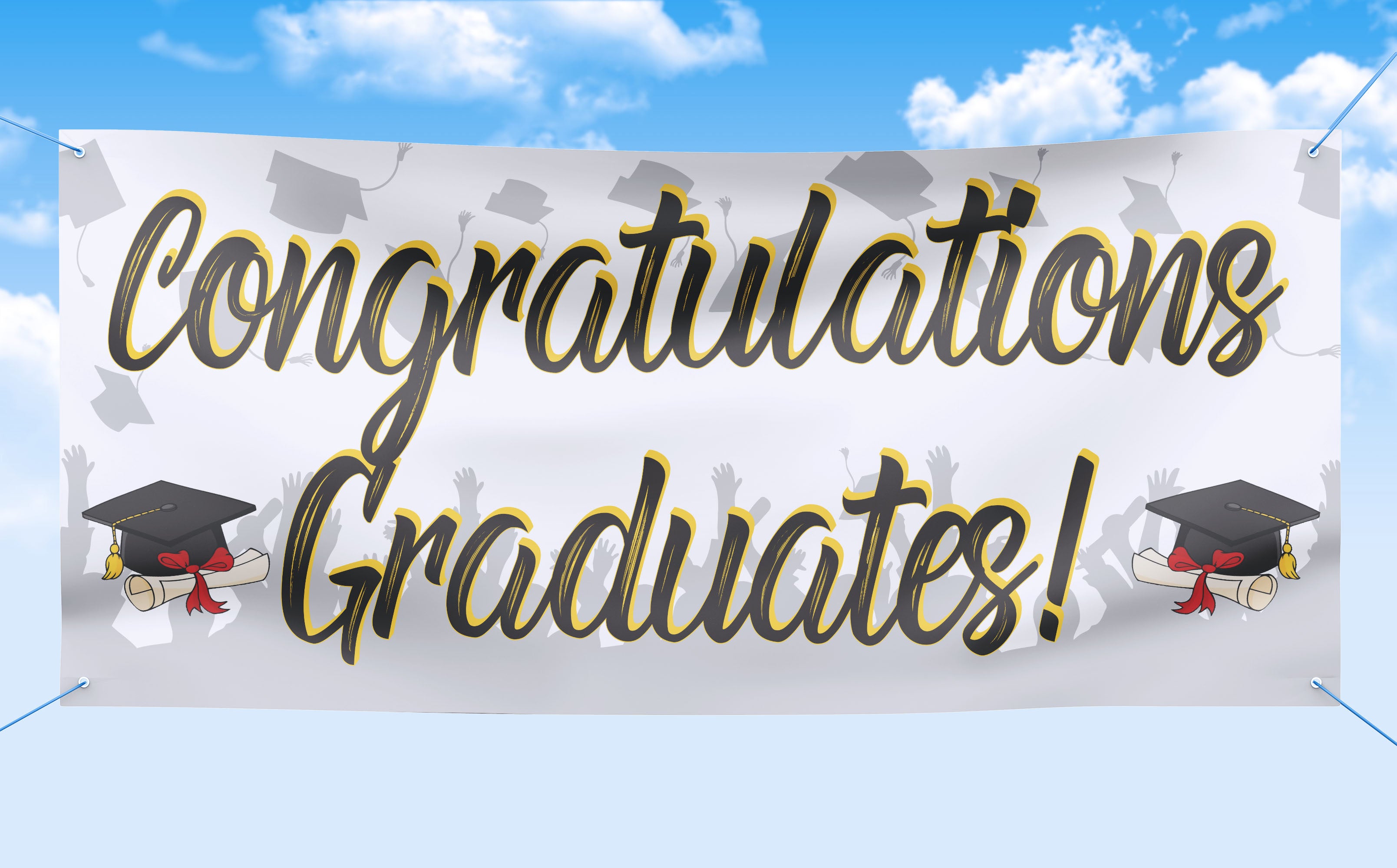 Customized Graduation Banner – Pony Express Graphics