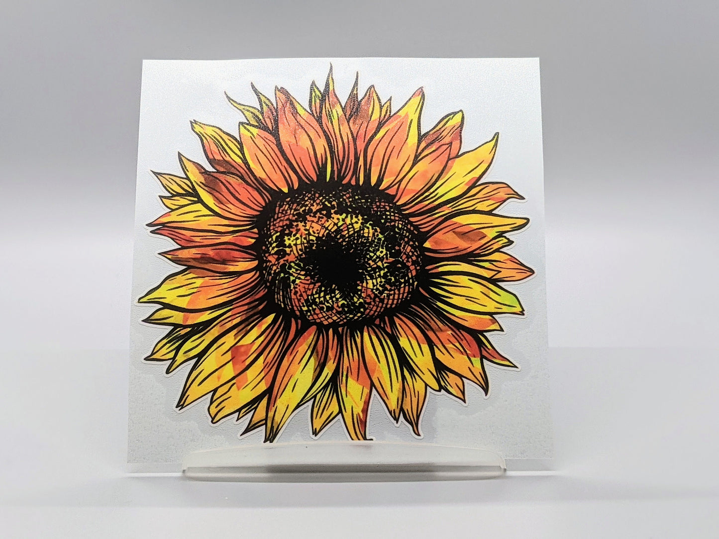 Golden Sunflower Vinyl Decal