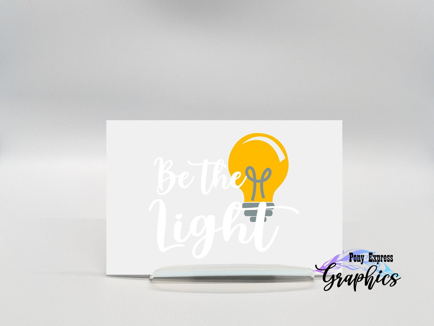 Be the Light Decal