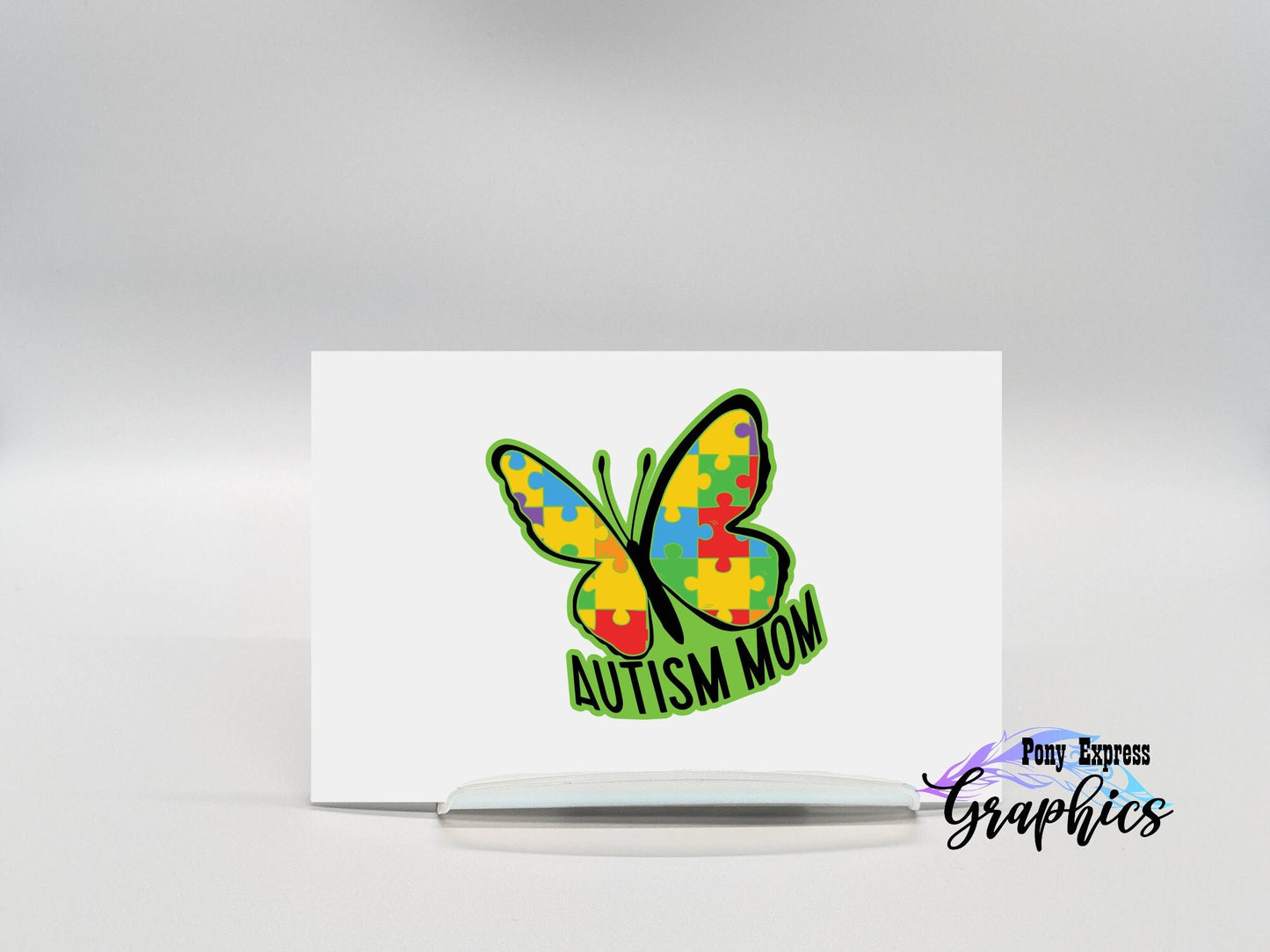 Autism Mom Butterfly Decal