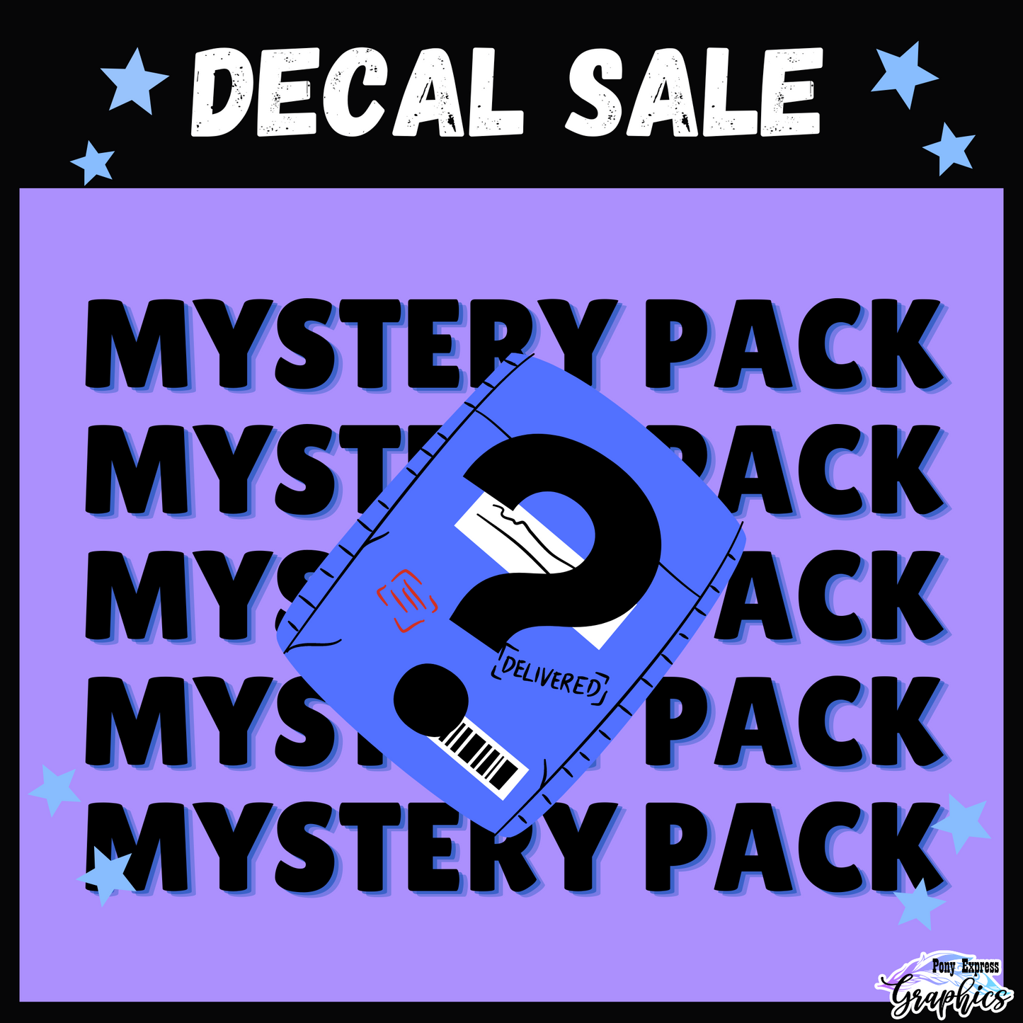 50% off SALE Mystery Vinyl Decal Pack