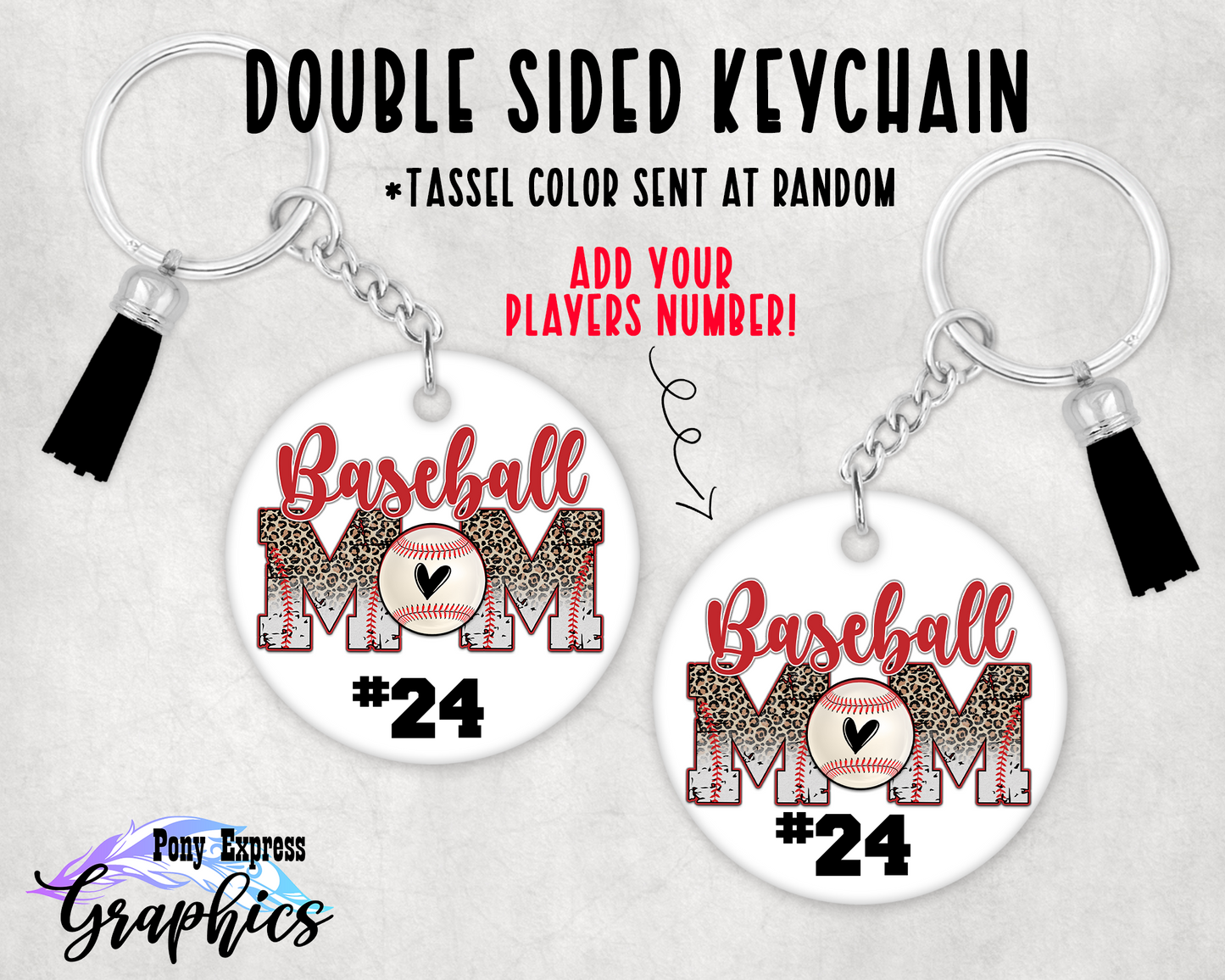 Baseball mom keychain clearance